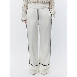 NEW DAY BIRGER gianna high shine piped pant in vanilla ice